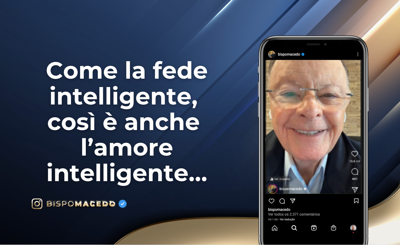 Imagem de capa - Come la fede intelligente, così è anche l’amore intelligente…