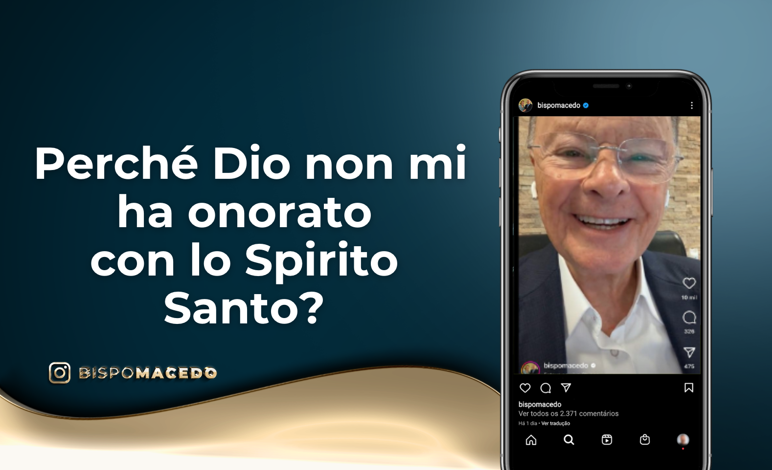 Imagem de capa - Perché Dio non mi ha onorato con lo Spirito Santo?