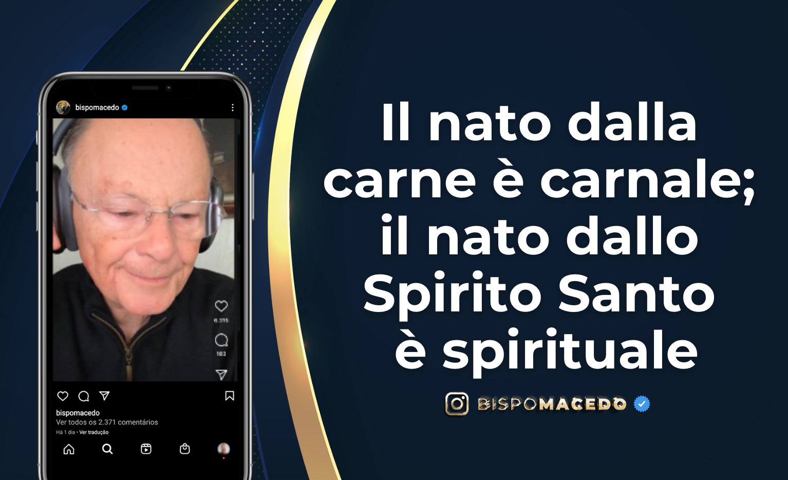 Imagem de capa - Il nato dalla carne è carnale; il nato dallo spirito santo è spirituale