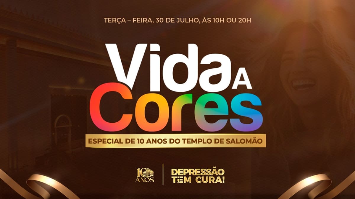 Imagem de capa - &#8220;Vida a Cores&#8221;: é momento de vencer a depressão